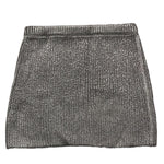 DIESEL gonna tinta unita con logo Argento per Bambina J02070 ARGENTO DIESEL
