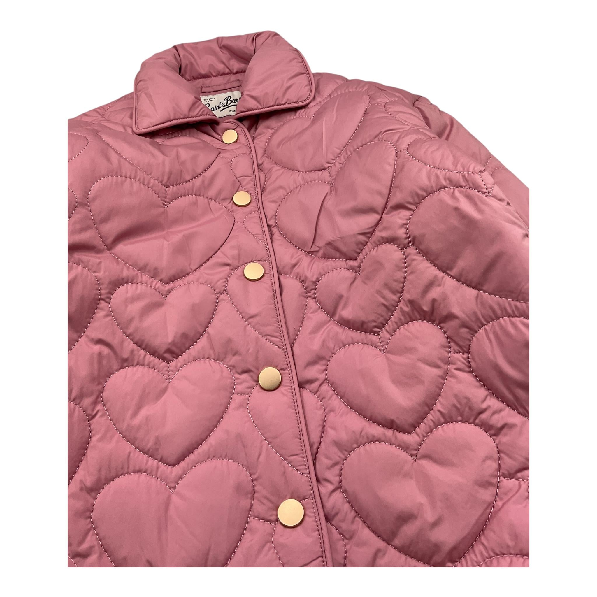 SAINT BARTH giubbino tinta unita con bottoni Rosa per Bambina MAR002 ROSA SAINT BARTH