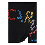 STELLA McCARTNEY felpa girocollo tinta unita con stampa retro Nero per Bambina TV4D40 NERO STELLA McCARTNEY