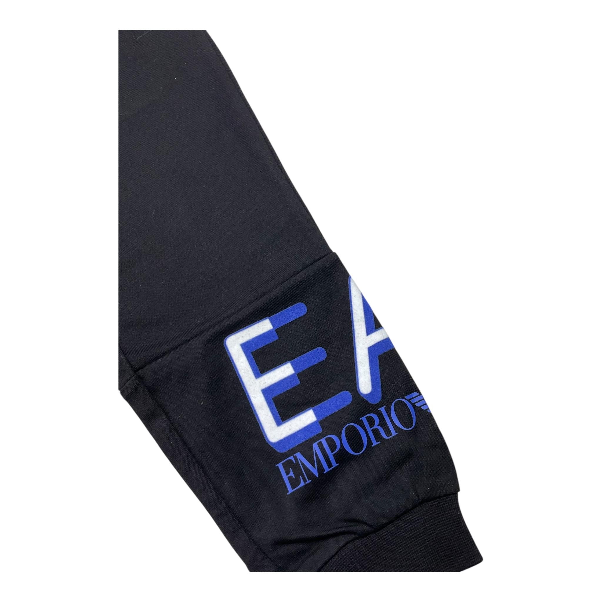 EMPORIO ARMANI pantalone tuta tinta unita con stampa Nero per Bambino 6RBP58 NERO EMPORIO ARMANI