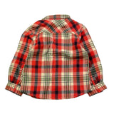 MELBY camicia tinta unita con fantasia a quadri Rosso per Neonato CAM0195 ROSSO MELBY