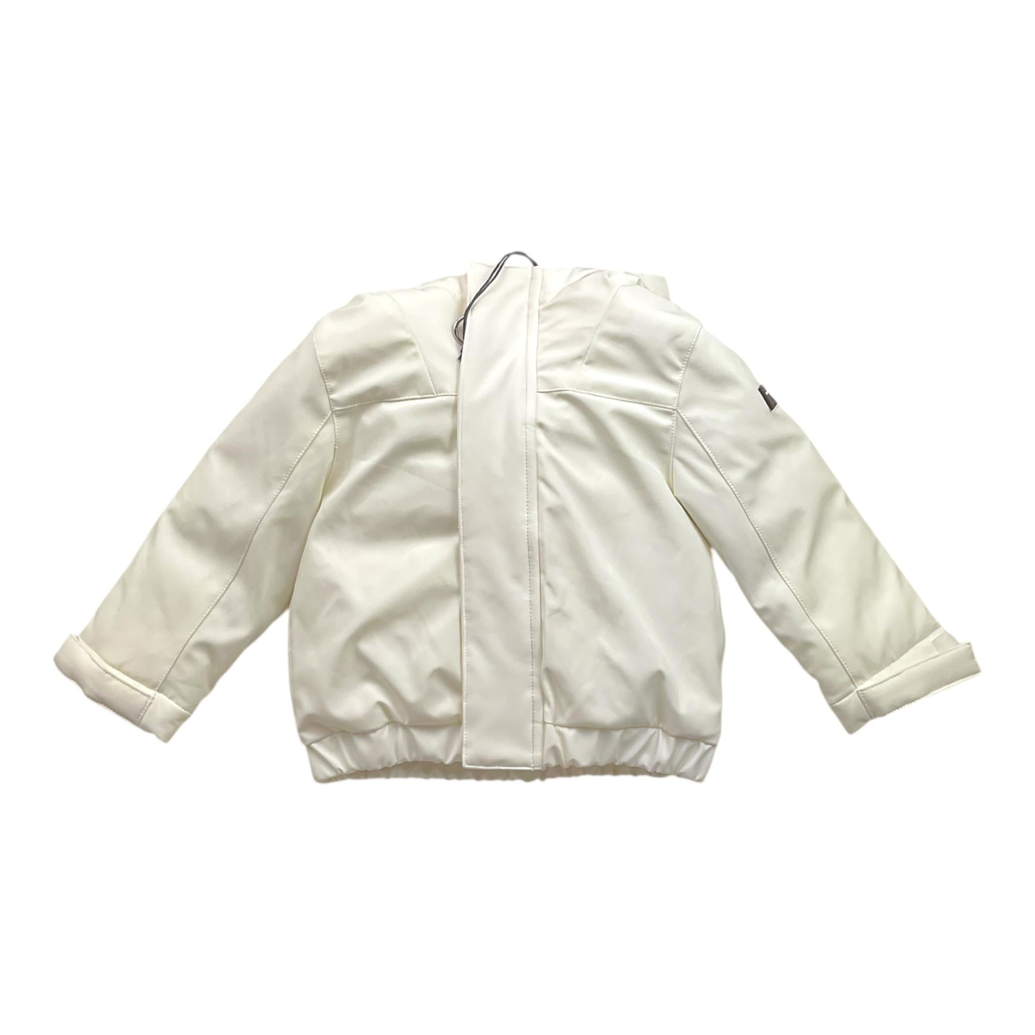 CESARE PACIOTTI giubbino tinta unita con zip e cappuccio Bianco per Neonato GBP5352B BIANCO CESARE PACIOTTI