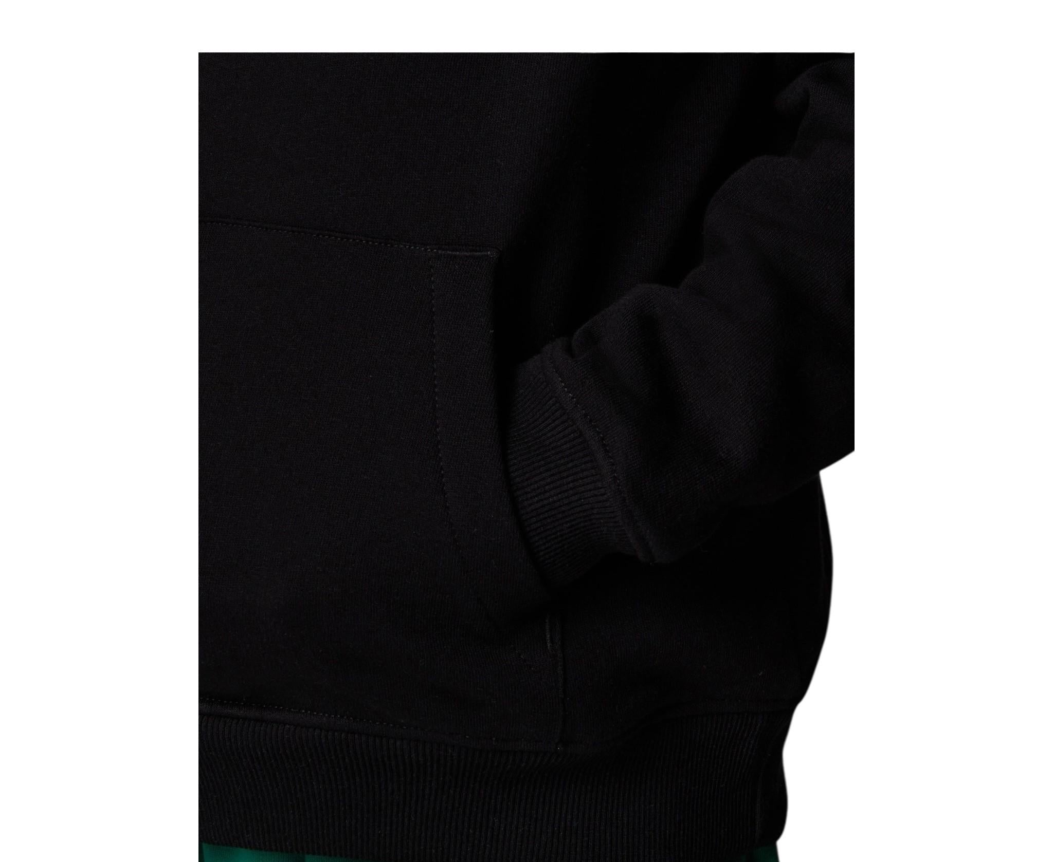 THE NORTH FACE felpa chiusa con cappuccio tinta unita con logo Nero per Bambino NF0A89HBJK31L NERO THE NORTH FACE