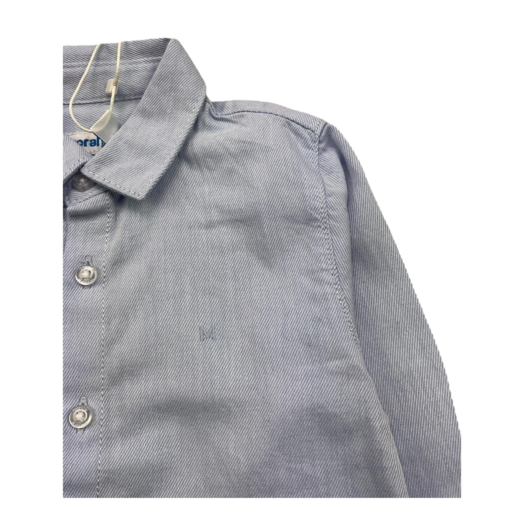 MAYORAL camicia manica lunga tinta unita Azzurro per Neonato 124NXX AZZURRO MAYORAL