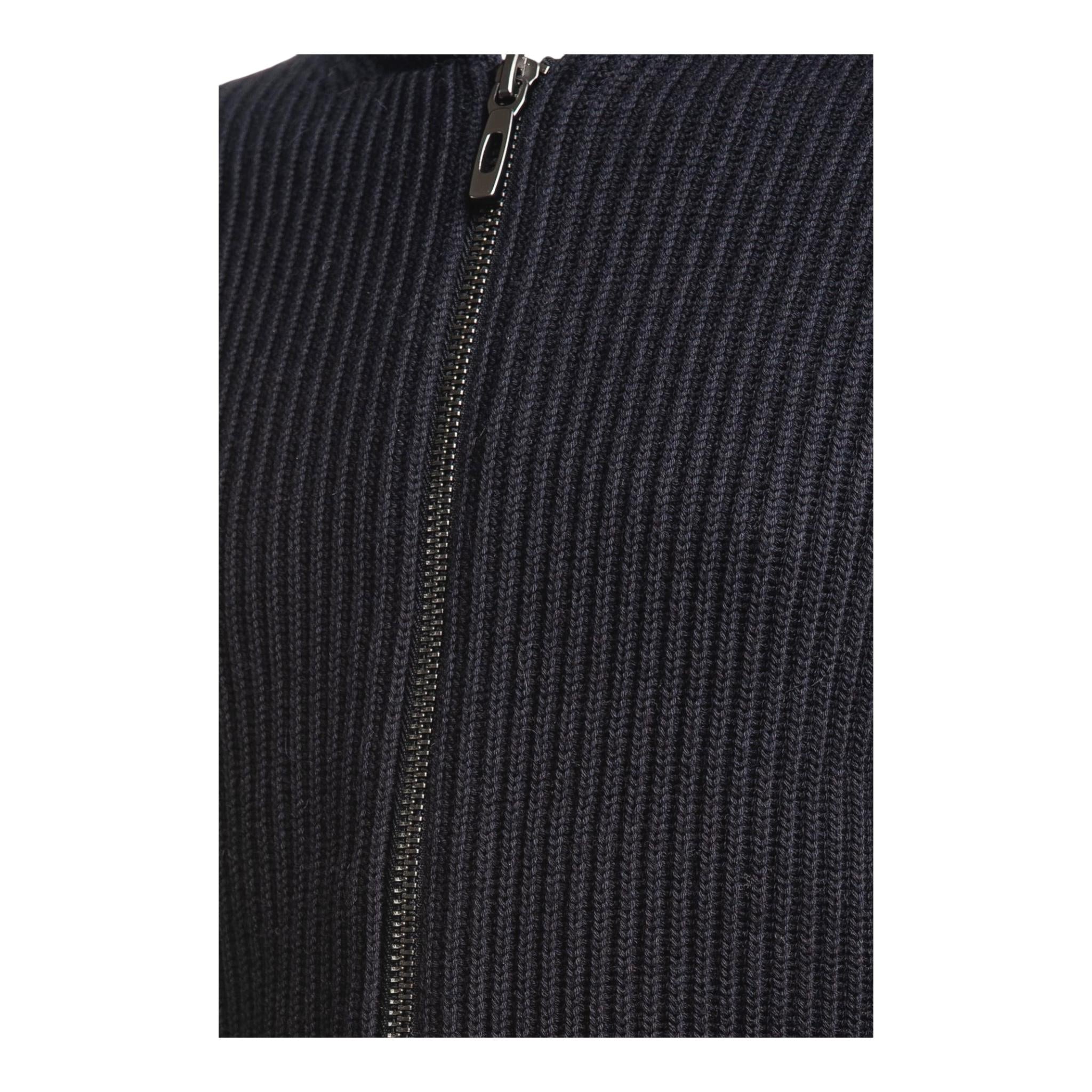 ANTONY MORATO maglia tinta unita con zip Blu per Bambino MKSW01284 BLU ANTONY MORATO