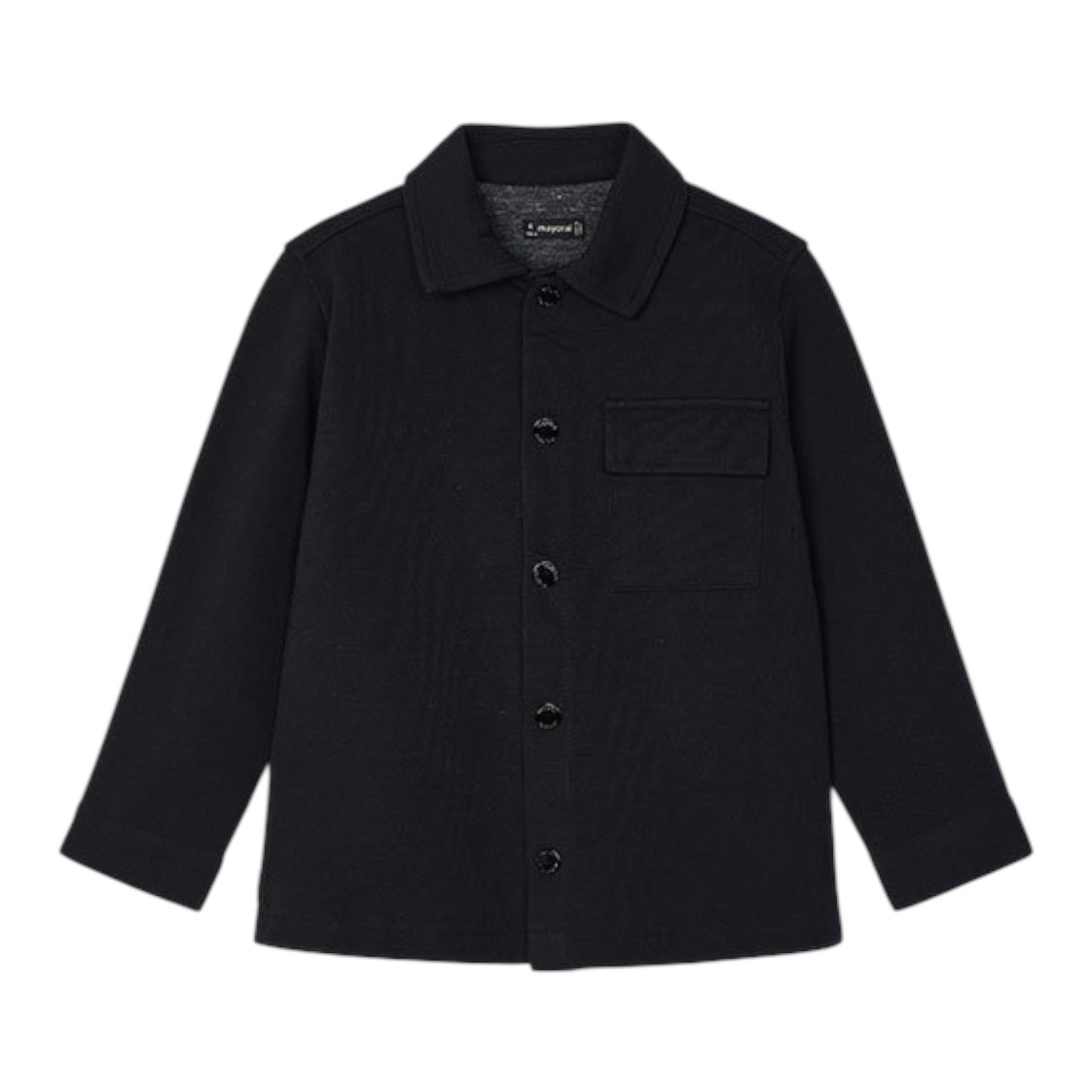 MAYORAL camicia manica lunga  tinta unita Nero per Bambino 4106 NERO MAYORAL