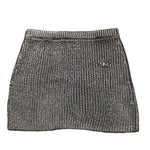 DIESEL gonna tinta unita con logo Argento per Bambina J02070 ARGENTO DIESEL