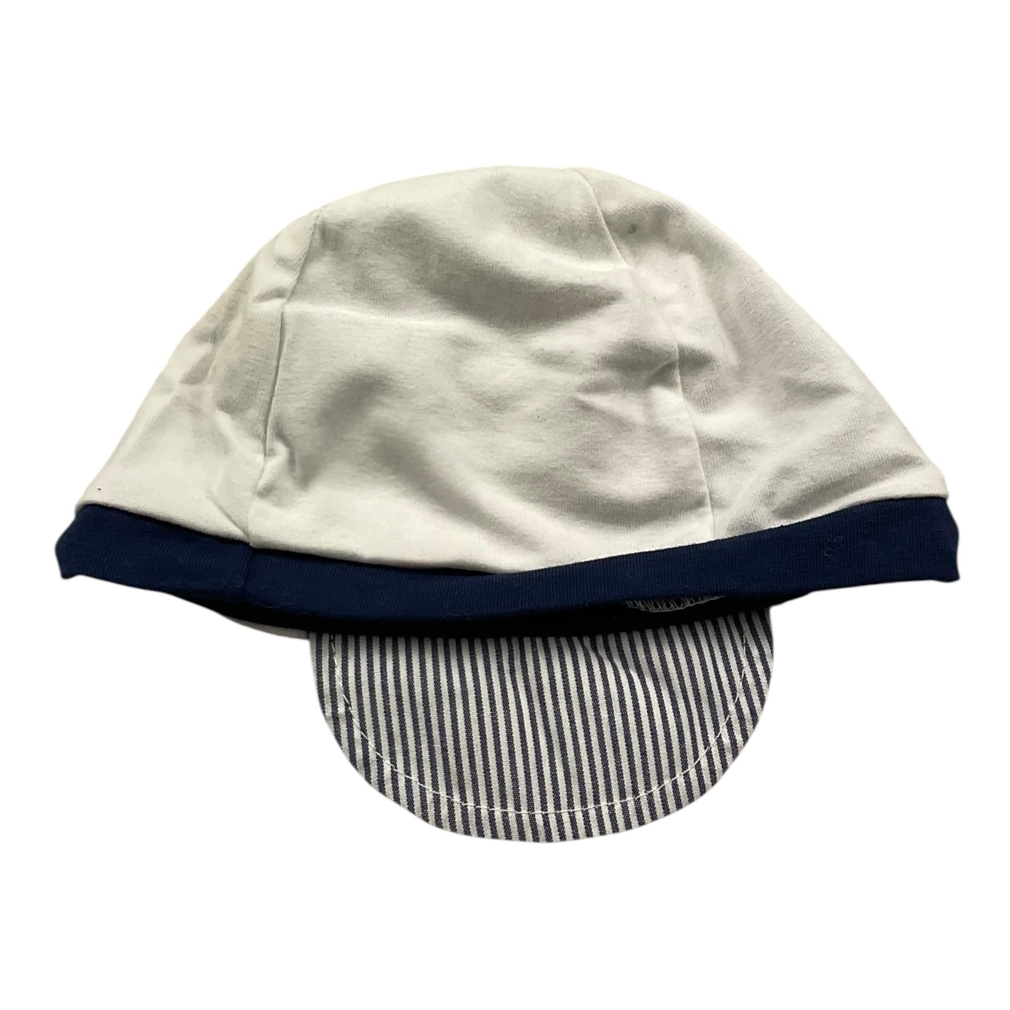 ELE-BABY cappello tinta unita con visiera Bianco per Neonato 00183331 BIANCO ELE-BABY