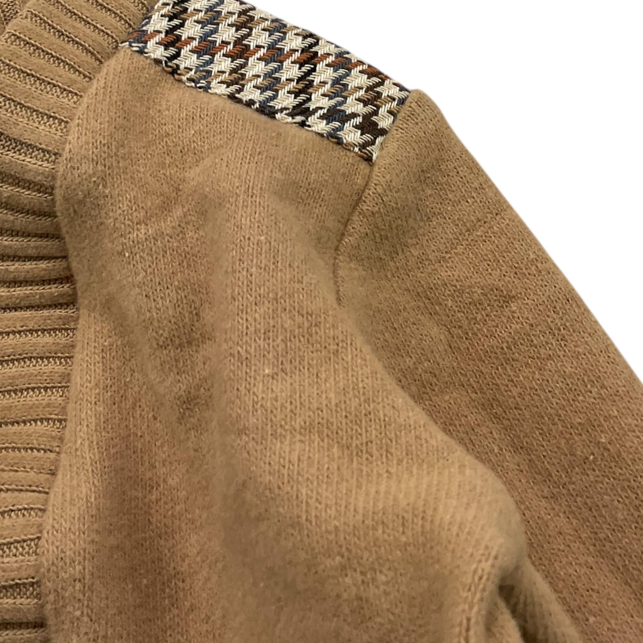 LE BEBE' cardigan tinta unita con microfantasia Cammello per Neonato LBB5184 CAMMELLO LE BEBE'