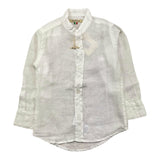 NUPKEET camicia manica lunga tinta unita collo coreano Bianco per Bambino 21NK078 BIANCO NUPKEET