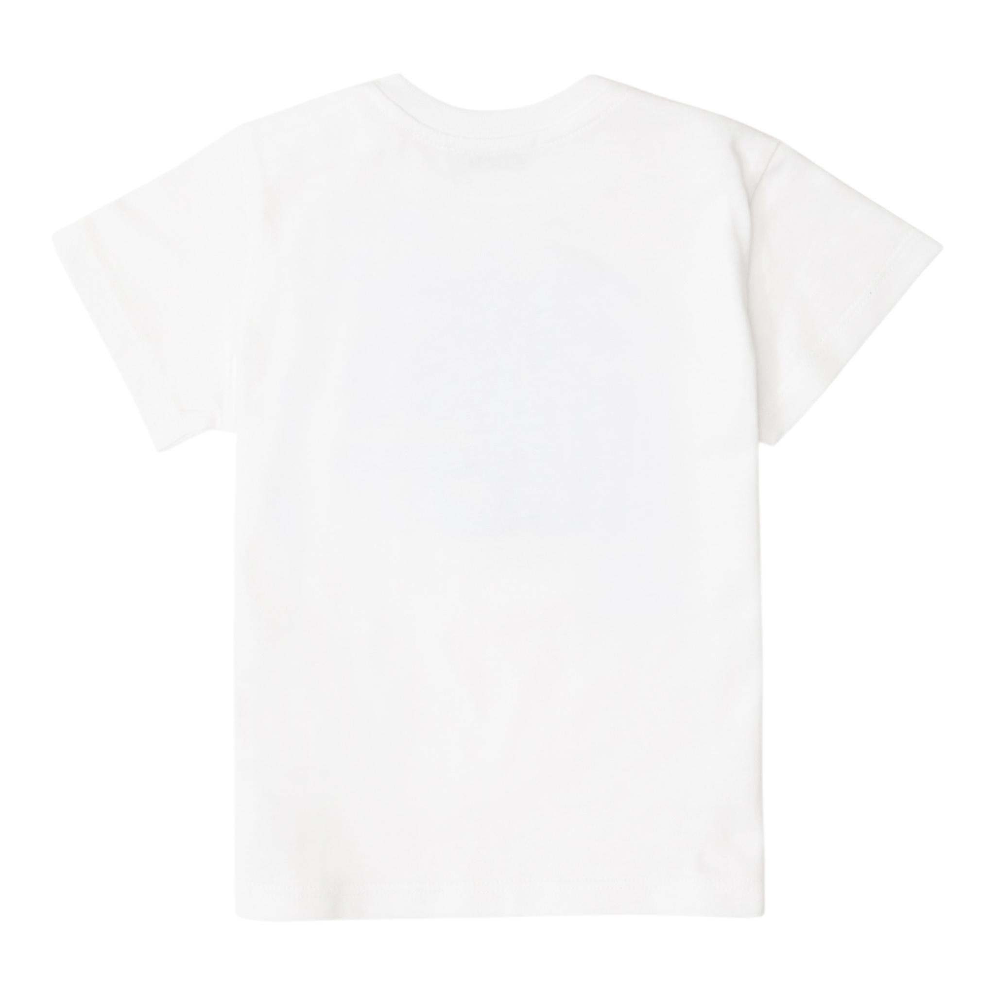 DOLCE & GABBANA t-shirt girocollo tinta unita con logo Bianco per Neonato L1JTEY BIANCO DOLCE & GABBANA