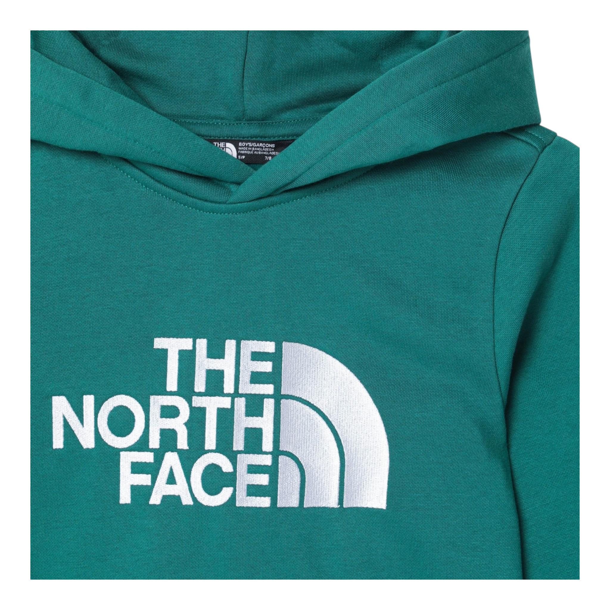 THE NORTH FACE felpa chiusa con cappuccio tinta unita con logo Verde per Bambino NF0A89HHNL1 VERDE THE NORTH FACE