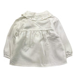 BARCELLINO camicia tinta unita con colletto Bianco per Neonata 116217 BIANCO BARCELLINO