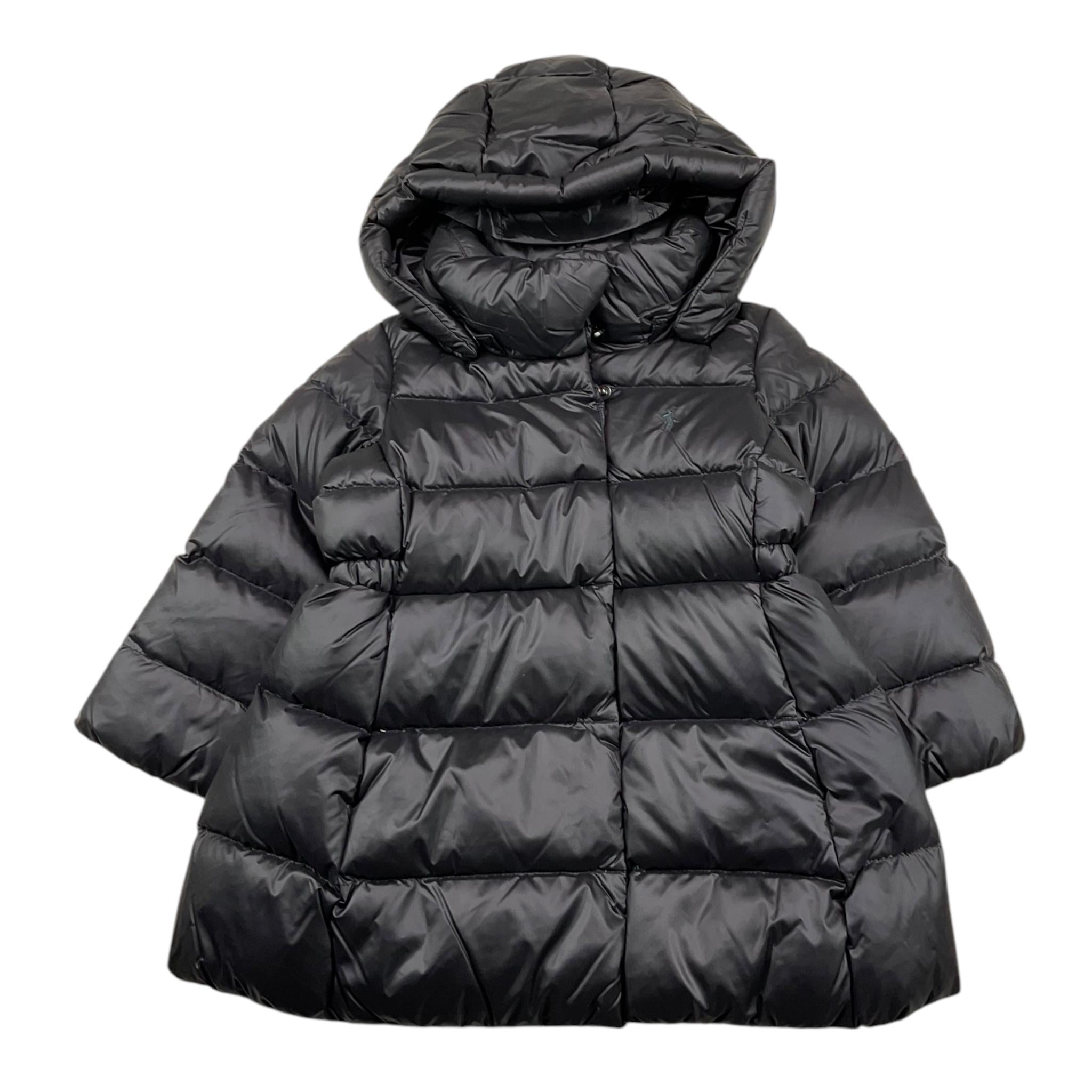 RALPH LAUREN giubbino tinta unita con zip e cappuccio Nero per Neonata 312940329001N NERO RALPH LAUREN