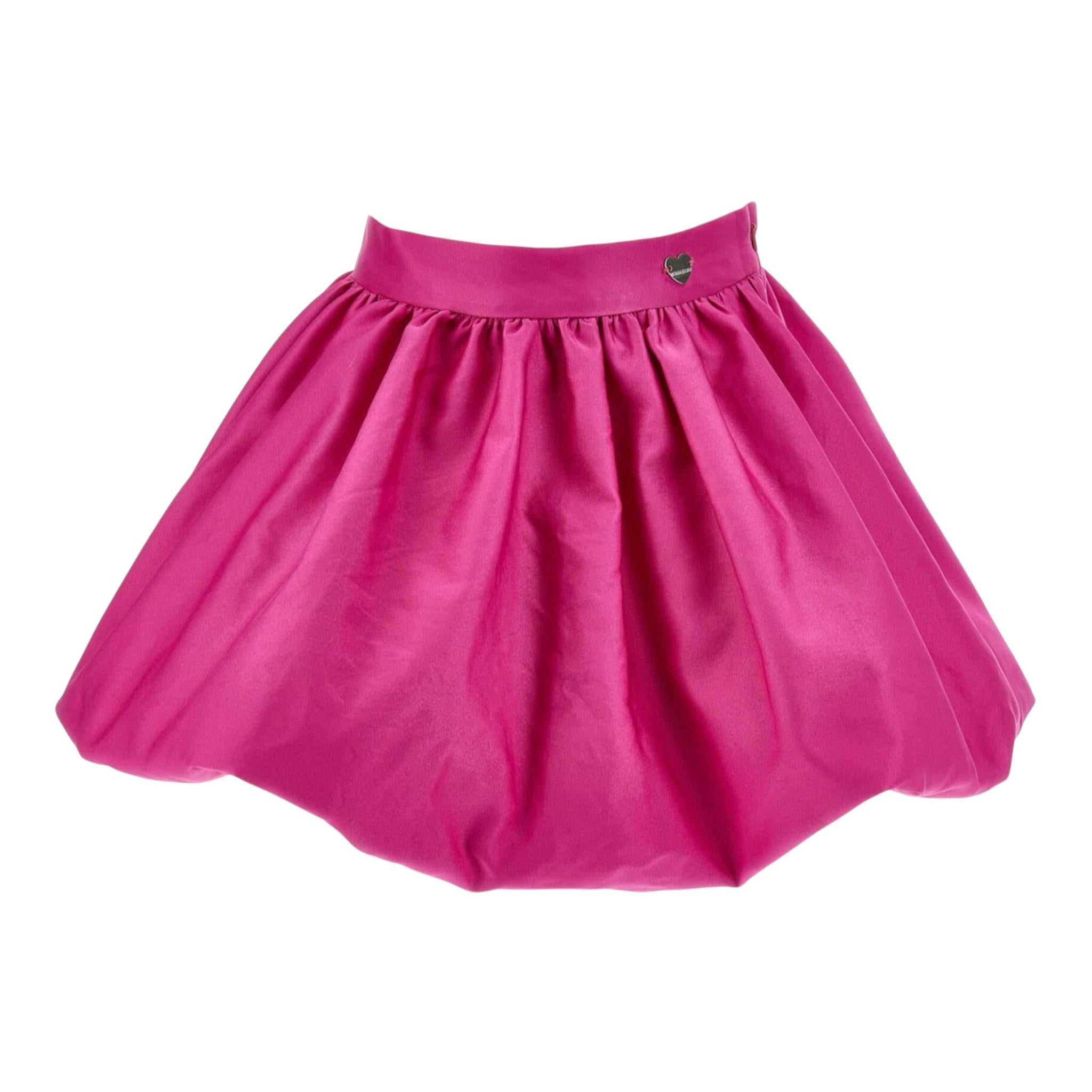MONNALISA gonna tinta unita Magenta per Neonata 11B704 MAGENTA MONNALISA