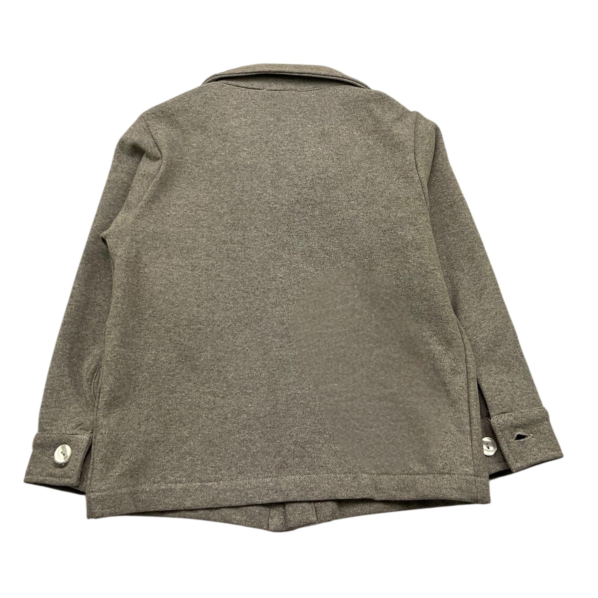 M+E' camicia manica lunga tinta unita Grigio per Bambino UEM0169 GRIGIO M+E'