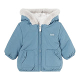MAYORAL giubbino reversibile bicolore con cappuccio e zip Azzurro/bianco per Neonato 2457X AZZURRO/BIANCO MAYORAL