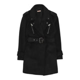 LIU JO cappotto tinta unita con bottoni Nero per Bambina GF4171 NERO LIU JO