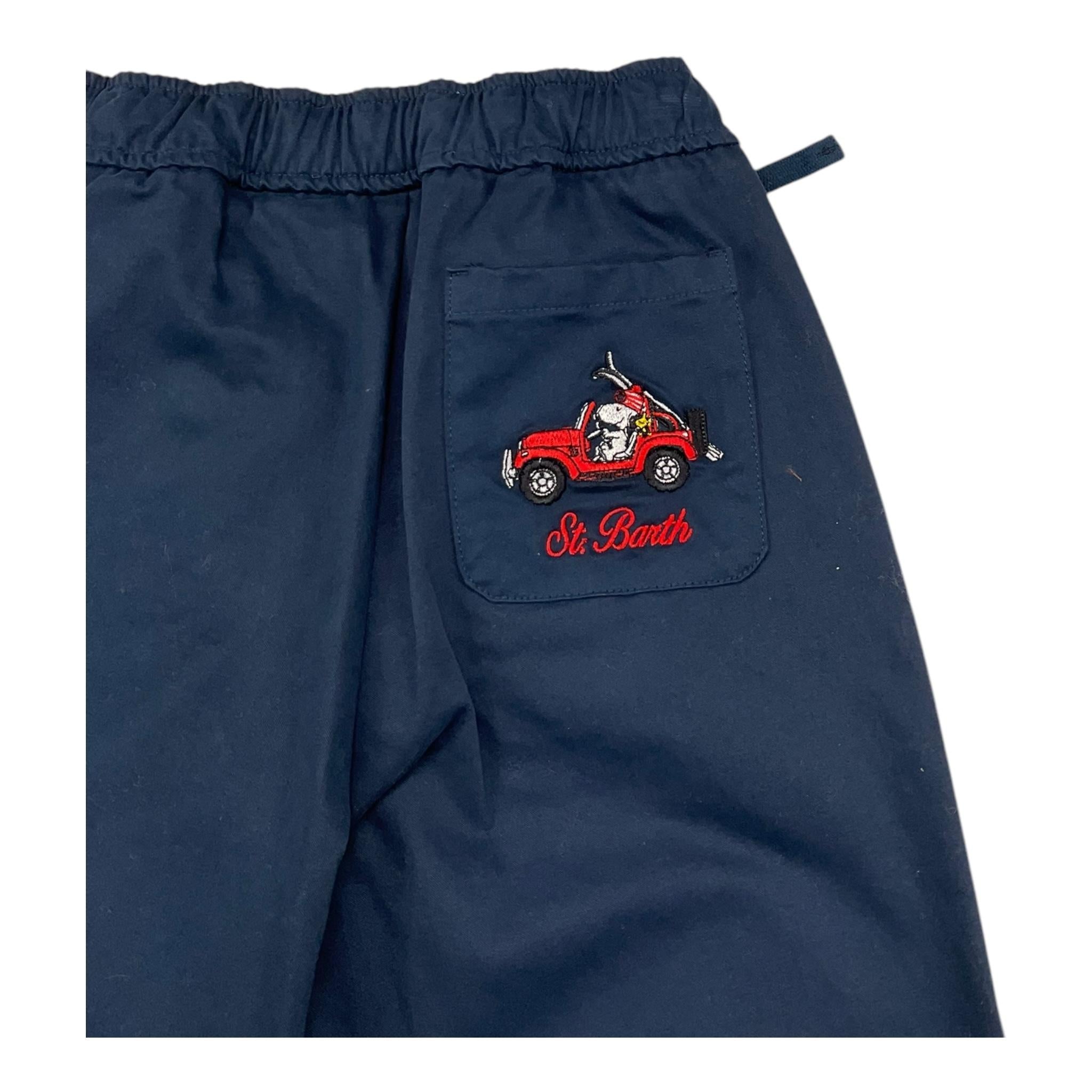 SAINT BARTH pantalone tinta unita con elastico in vita Blu per Bambino KILKENNY BLU SAINT BARTH
