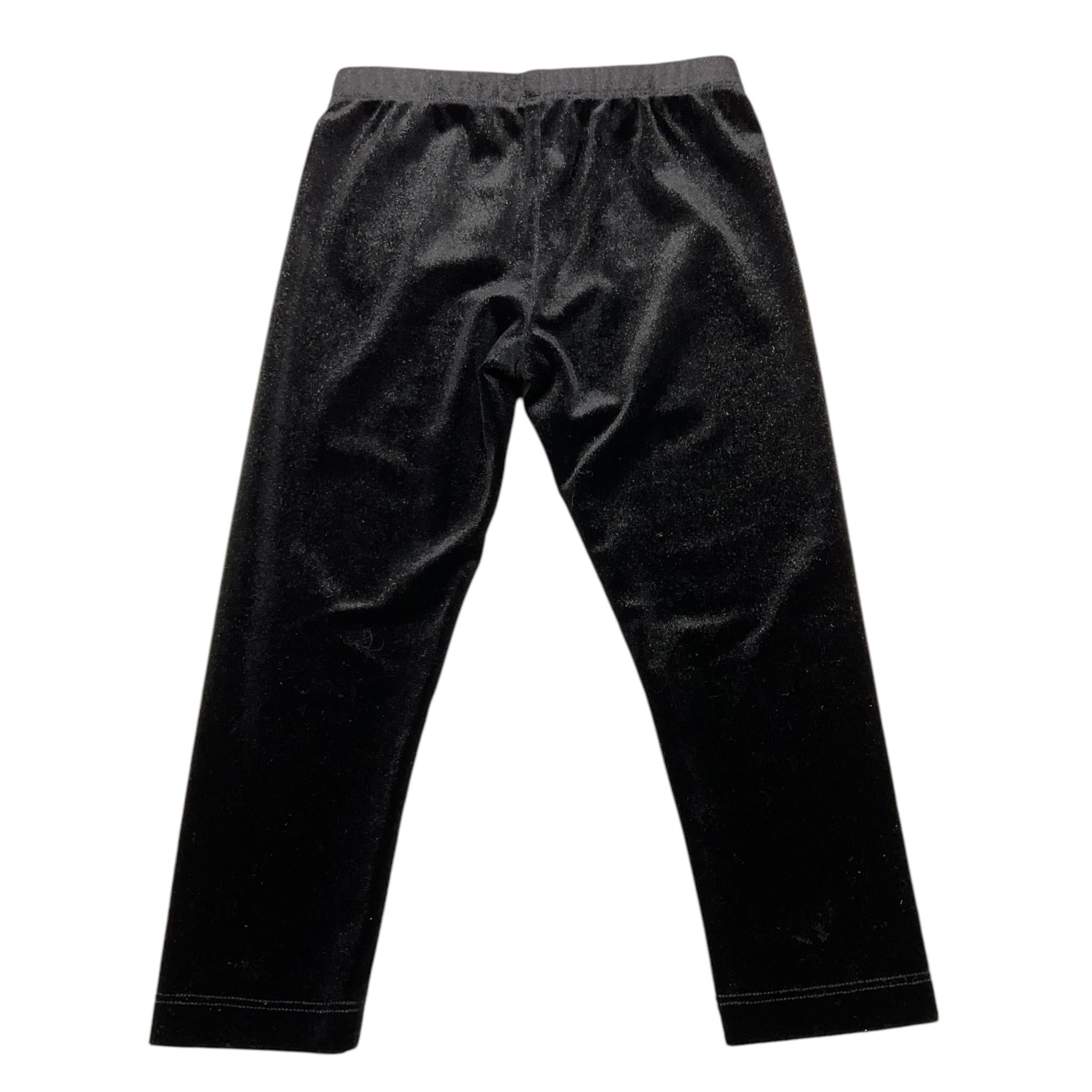 LIU JO leggins tinta unita in velluto Nero per Bambina KFA4136 NERO LIU JO