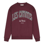 LES COYOTES DE PARIS felpa tinta unita girocollo con stampa Bordeaux per Bambina 12221106 BORDEAUX LES COYOTES DE PARIS
