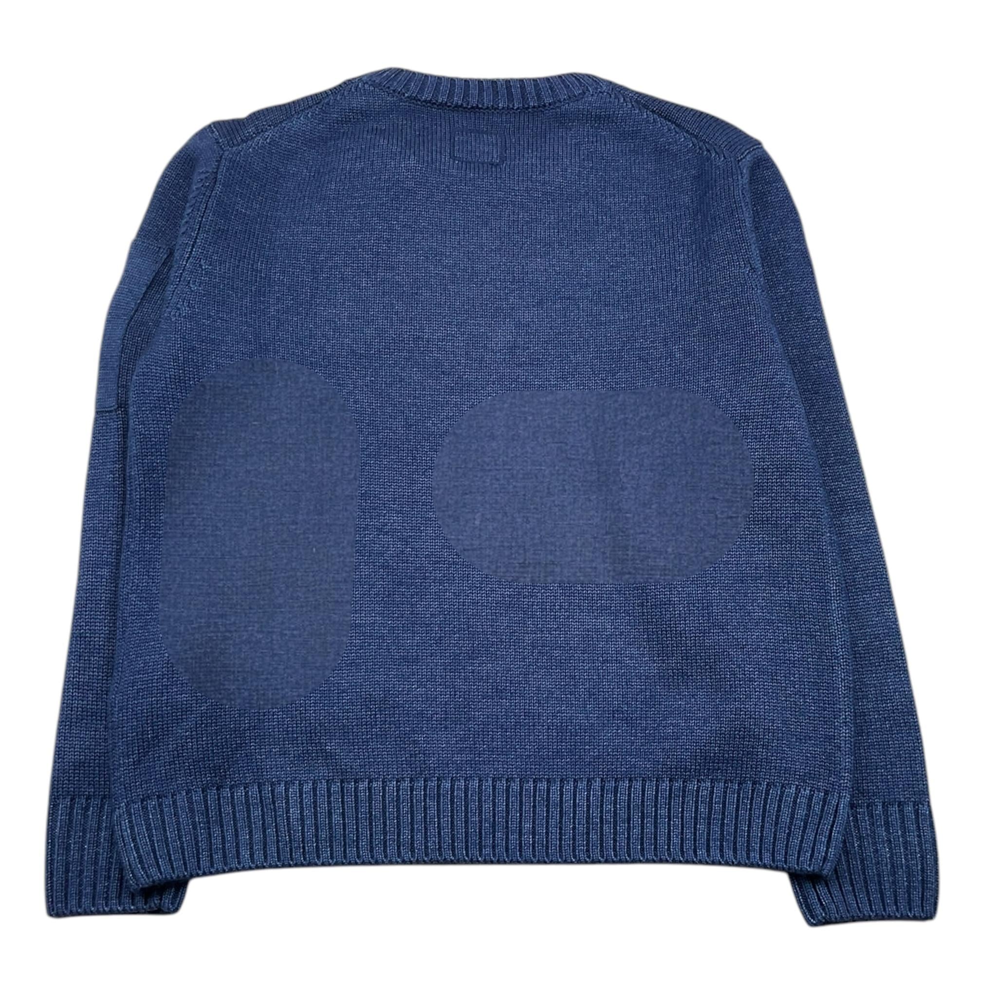 C.P. COMPANY maglia girocollo tinta unita Blu per Bambino CUW00A BLU C.P. COMPANY
