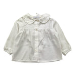 BARCELLINO camicia tinta unita con colletto Bianco per Neonata 116217 BIANCO BARCELLINO