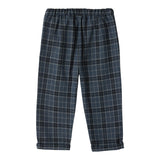 IL GUFO pantalone tinta unita con fantasia a righe Blu per Neonato A24PL291W3067N BLU IL GUFO