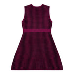 TWINSET abito tinta unita con microfantasia Viola per Bambina 242GJ3101X VIOLA TWINSET