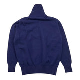 JURTA maglia tinta unita collo alto Blu per Bambino BA4K BLU JURTA