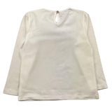 MAGIL shirt girocollo tinta unita cn stampa in contrasto Panna per Bambina GN26090 PANNA MAGIL