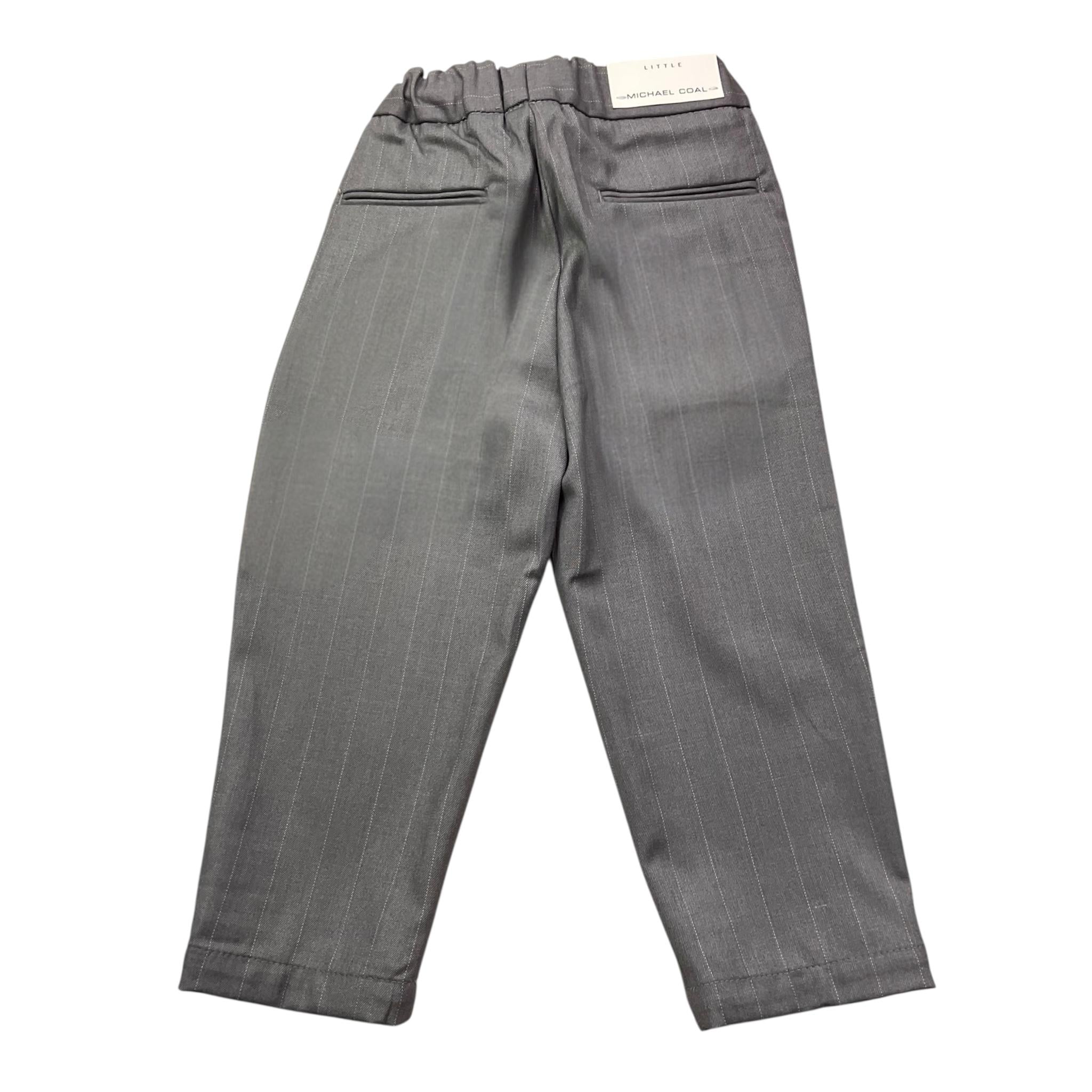 MICHAEL COAL pantalone inta unita con fantasia a righe Grigio per Neonato LITADA7147F24N GRIGIO MICHAEL COAL