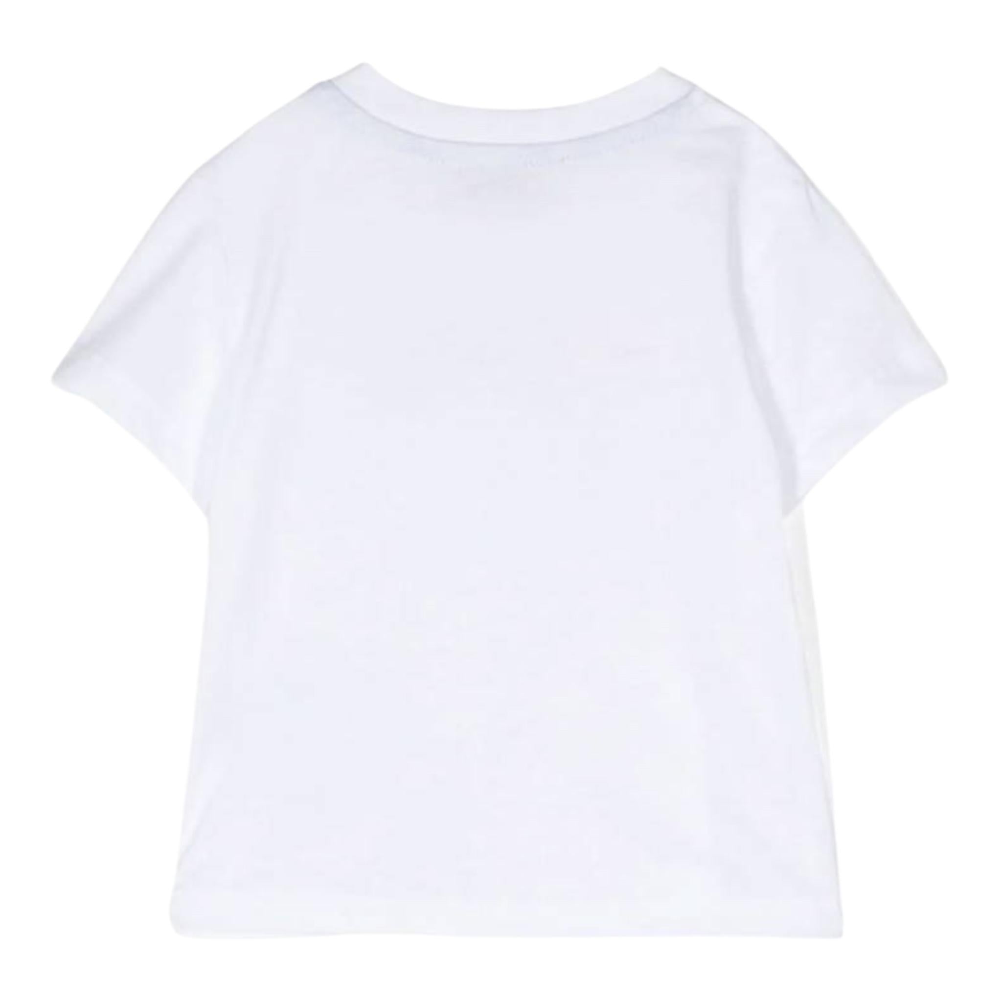 MISSONI t-shirt girocollo tinta unita con stampa in contrasto Bianco per Neonato MT8501 BIANCO MISSONI