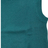 MAGLIFICI DI VERONA gilet in maglia tinta unita Verde per Bambino 019356 VERDE MAGLIFICI DI VERONA