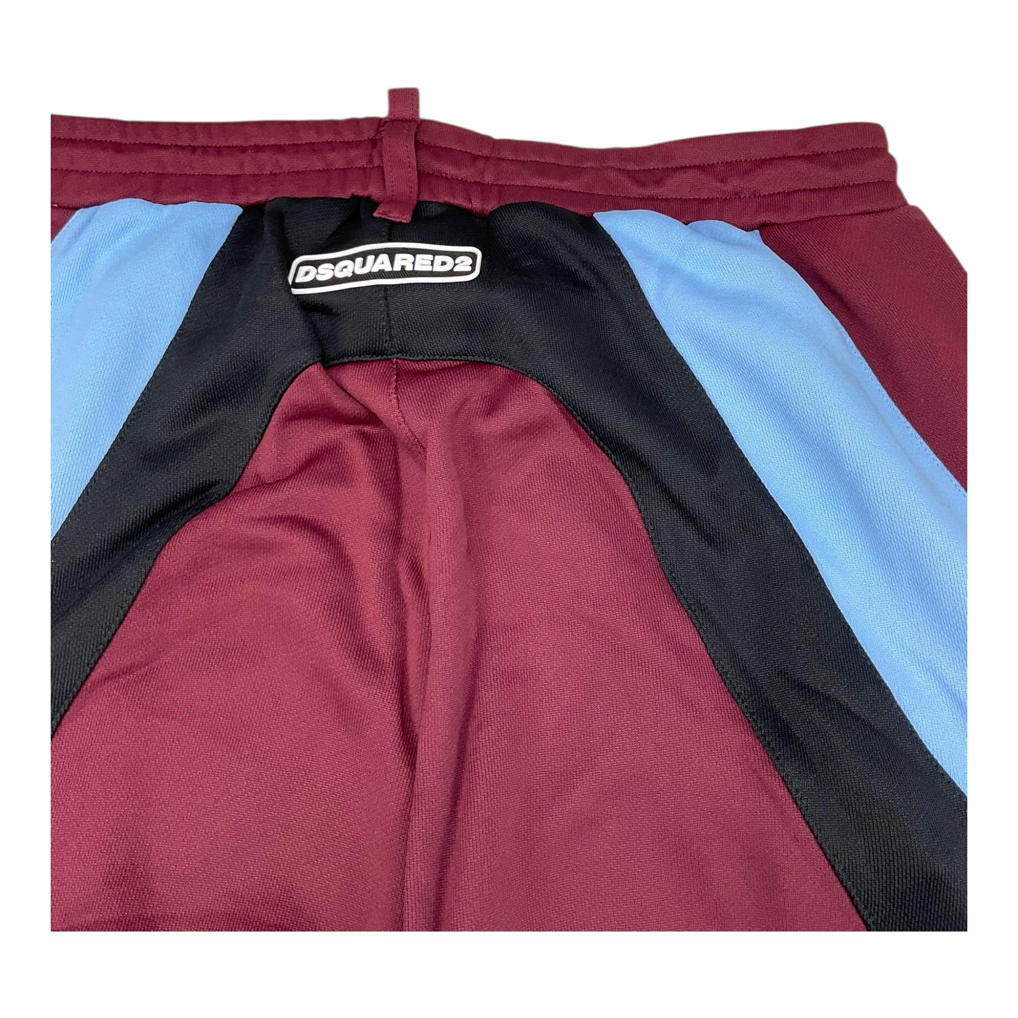 DSQUARED2 pantalone tuta tinta unita con elastico in vita Bordeaux per Bambino DQ1927 BORDEAUX DSQUARED2