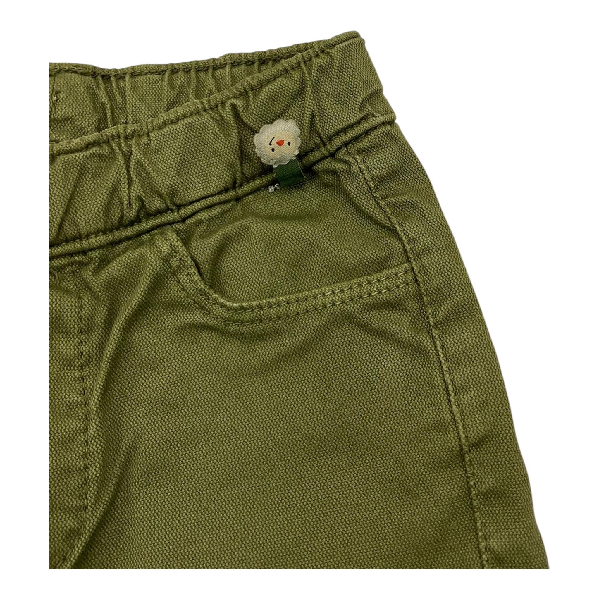 MAYORAL pantalone tinta unita con girovita regolabile Verde per Neonato 2535 VERDE MAYORAL