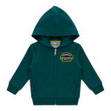 ICEBERG felpa con zip e cappuccio tinta unita Verde per Neonato MFICE5322B VERDE ICEBERG