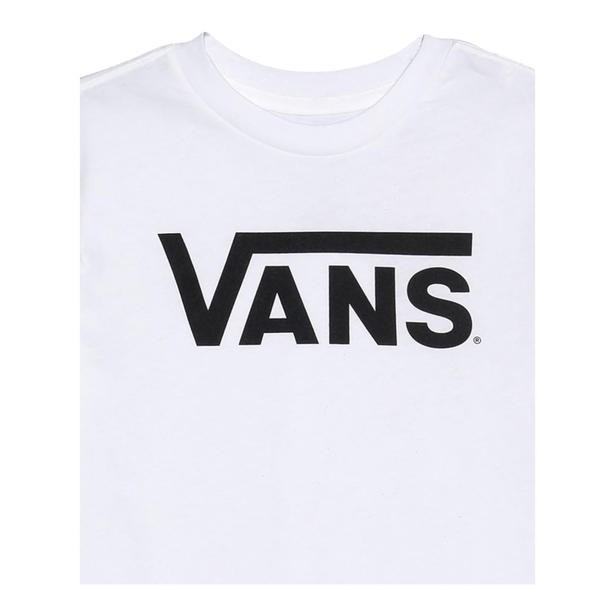 VANS t-shirt girocollo tinta unita con stampa logo Bianco per Bambino VN0A3W76YB2J BIANCO VANS
