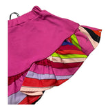 EMILIO PUCCI gonna tinta unita con coulotte Fuxia per Neonata PT7001 FUXIA EMILIO PUCCI