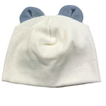 LA STUPENDERIA cappello tinta unita con orecchie Bianco per Neonato TBCP01 BIANCO LA STUPENDERIA
