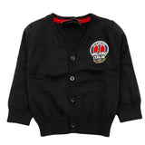 ICEBERG cardigan scollo a v tinta unita cn applicazioni Nero per Neonato MGICE5313B NERO ICEBERG