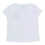 LIU JO t-shirt girocollo tinta unita con stampa Bianco per Bambina GF4030 BIANCO LIU JO
