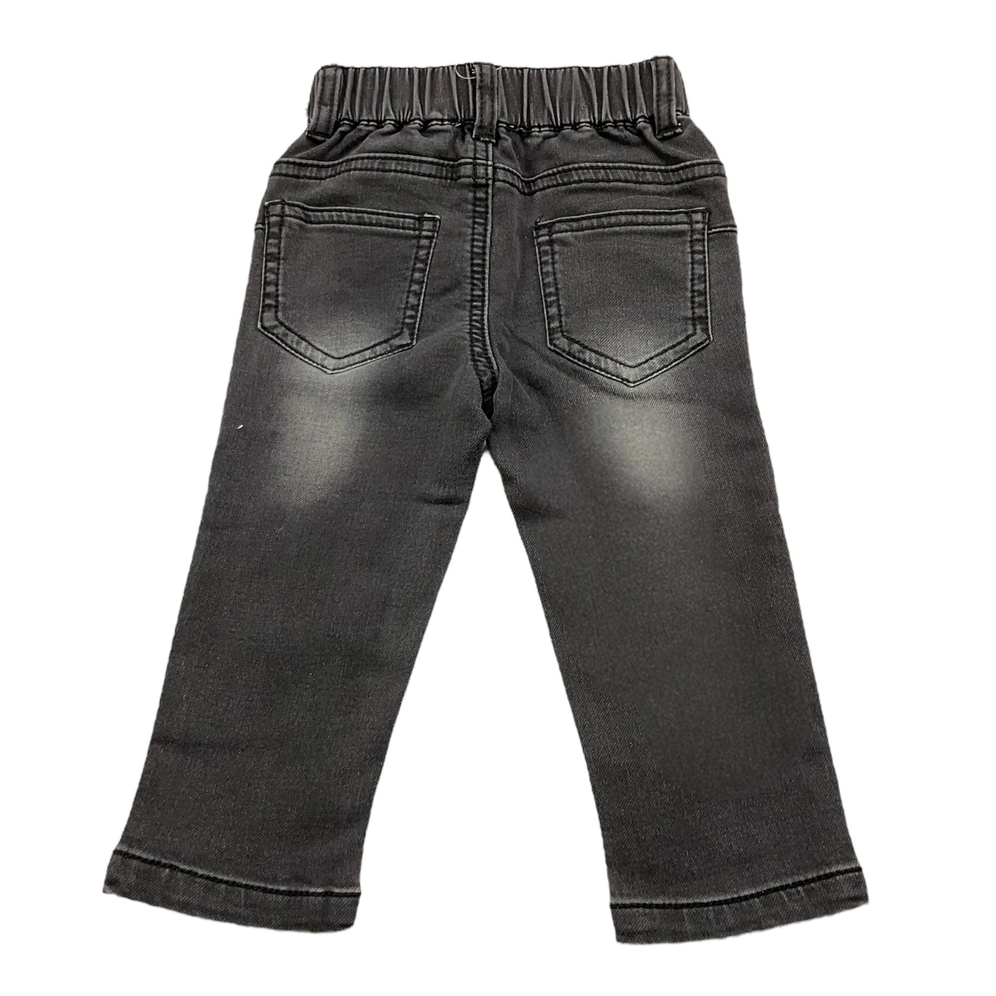 LIU JO jeans tinta unita con elastico in vita Nero per Neonata HF4017X NERO LIU JO