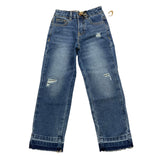 GAELLE jeans tinta unita con girovita regolabile Blu per Bambina 2741PD00309XX BLU GAELLE