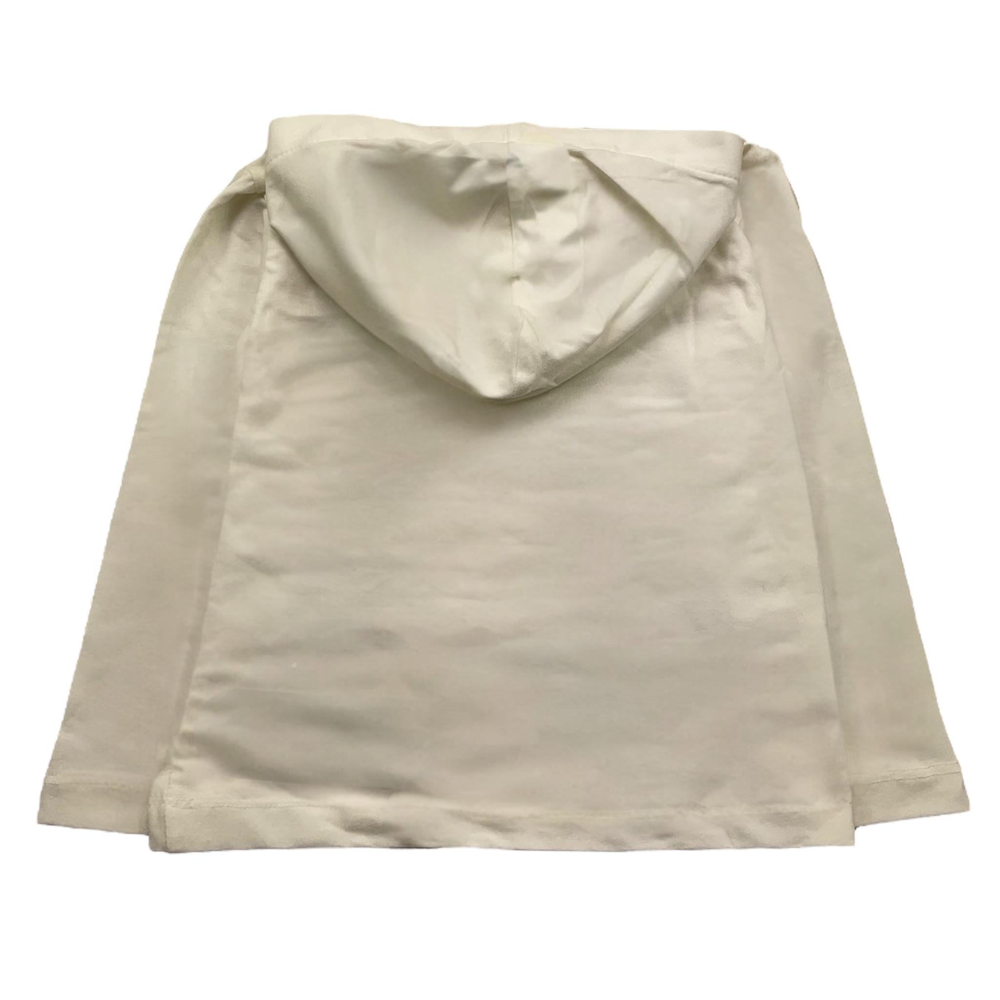 ELISABETTA FRANCHI shirt tinta unita cn cappuccio e logo Panna per Neonata EGTS083 PANNA ELISABETTA FRANCHI