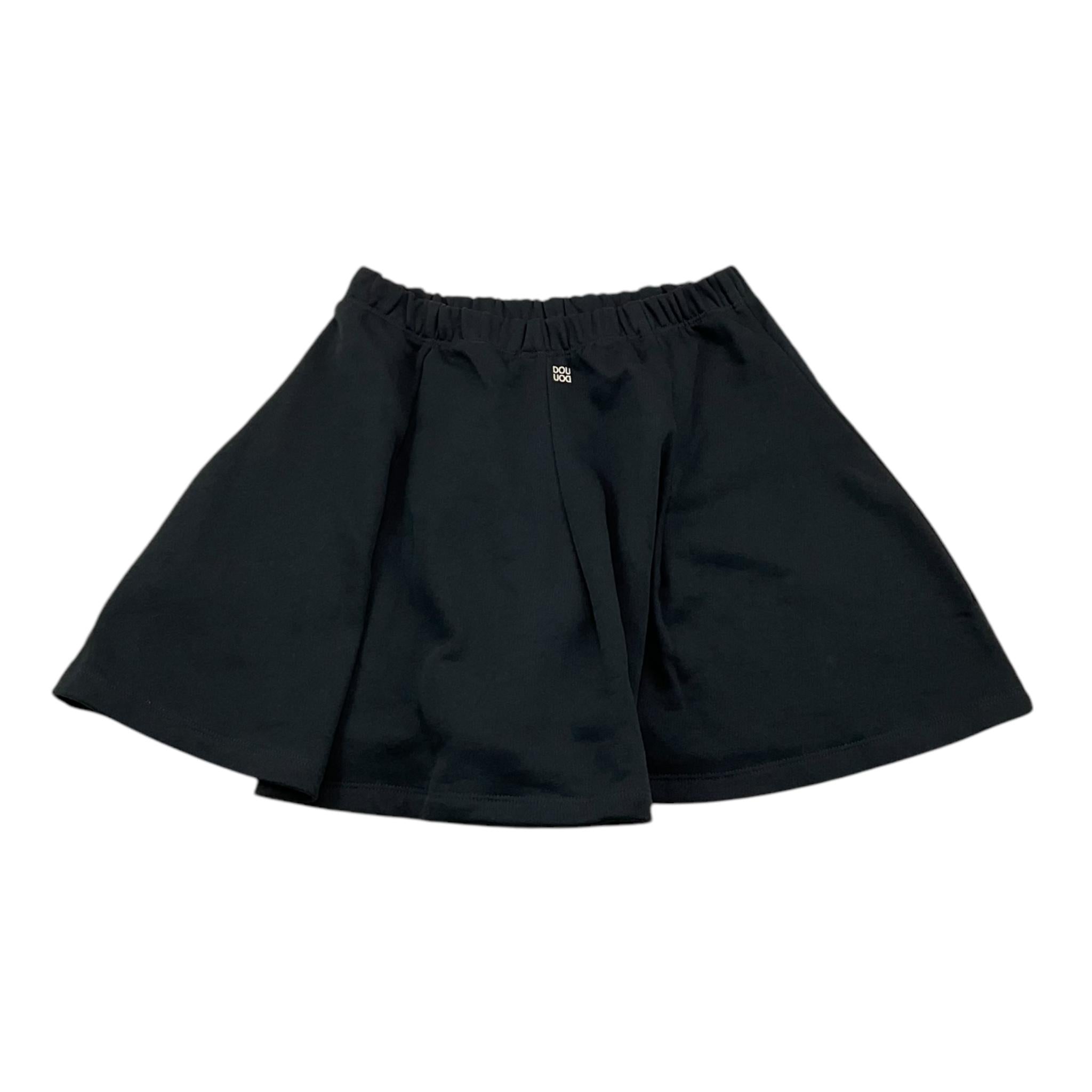 DOU DOU gonna tinta unita con elastico in vita Blu per Bambina DV7A41 BLU DOU DOU