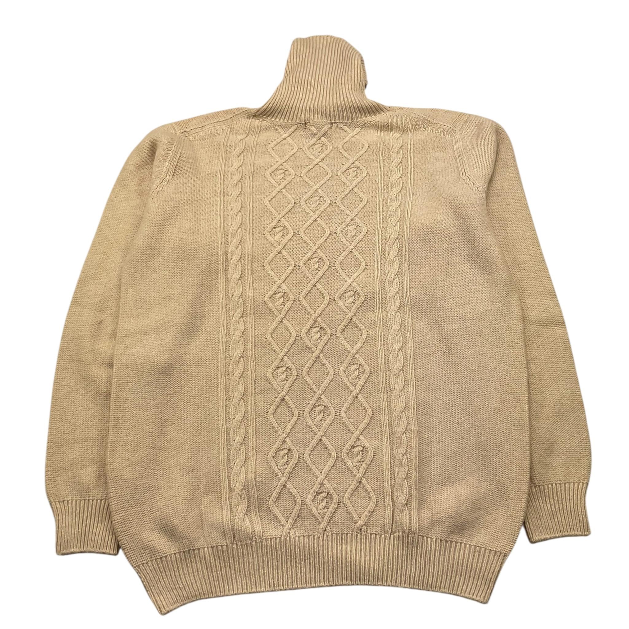 OFFICINA MILANESE maglia tinta unita collo alto Panna per Bambino 34NK664 PANNA NUPKEET