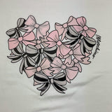 MOSCHINO t-shirt tinta unita girocollo con stampa Bianco per Bambina HLM060 BIANCO MOSCHINO