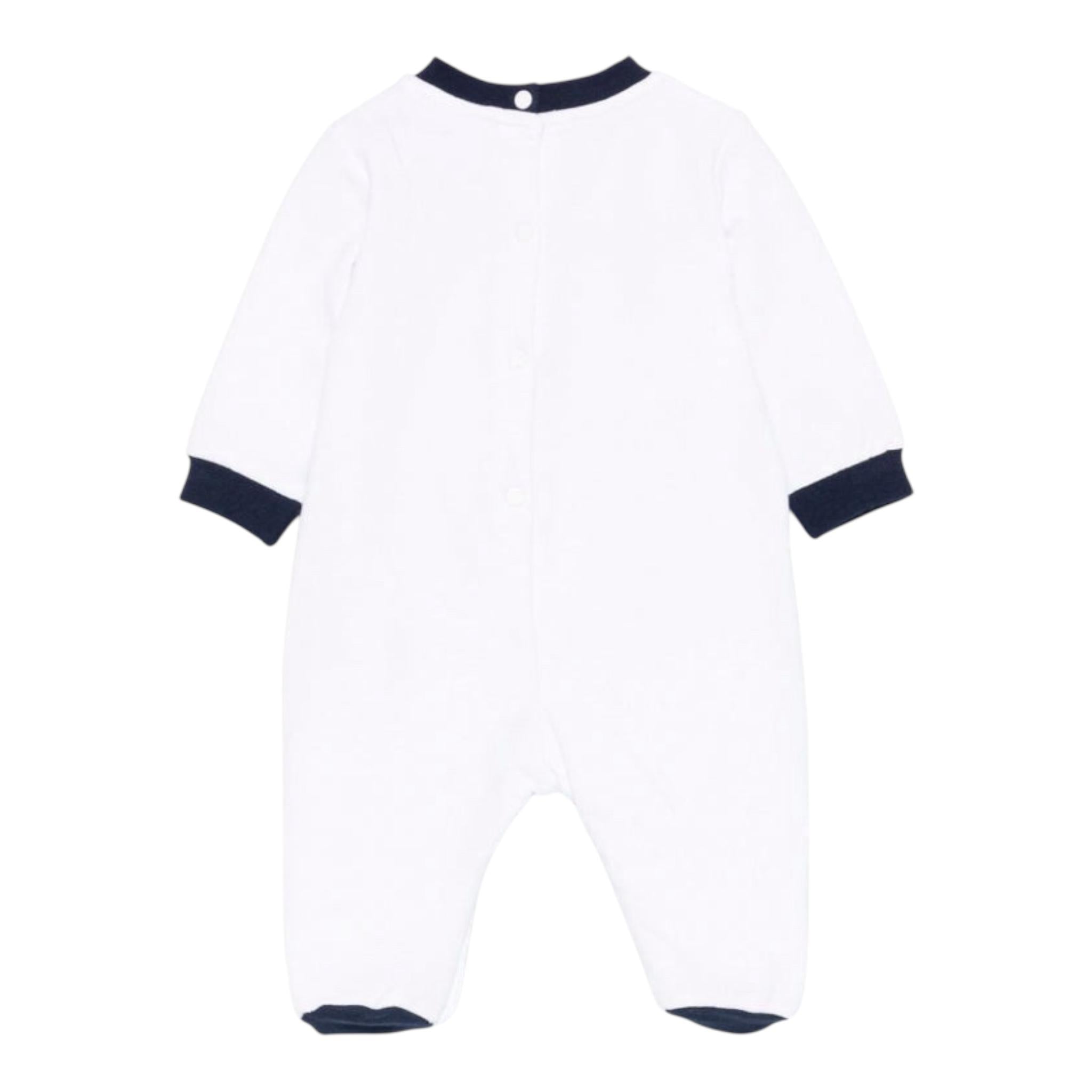 ICEBERG set tutina-bavetta tinta unita con stampa tom and jerry Bianco per Neonato SETICE5300N BIANCO ICEBERG