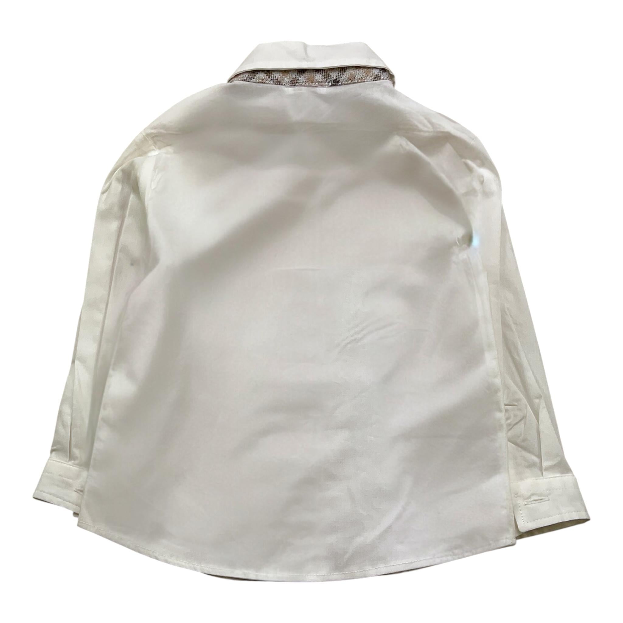 LE BEBE' camicia tinta unita manica lunga Bianco per Neonato LBB4371 BIANCO LE BEBE'